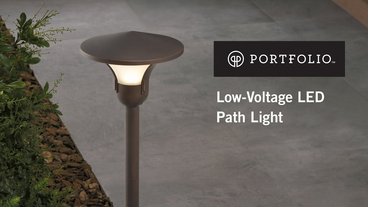 Portfolio Landscape Path Light
 How to Install a Low Voltage Landscape Path Light from