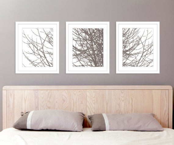 Posters For Bedroom Walls
 Modern Tree Branches Art Prints Set of 3 11x14 prints