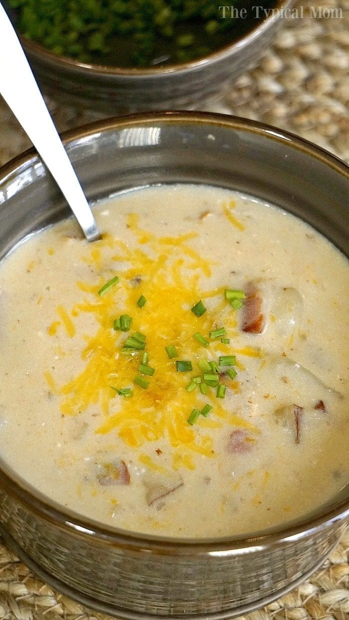 Potato Soup In Instant Pot
 Instant Pot Potato Cheese Soup · The Typical Mom