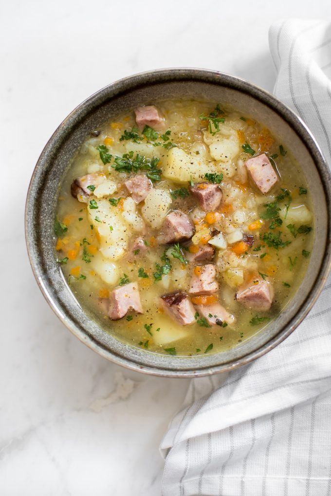 Potato Soup In Instant Pot
 Instant Pot Ham and Potato Soup Recipe • Salt & Lavender