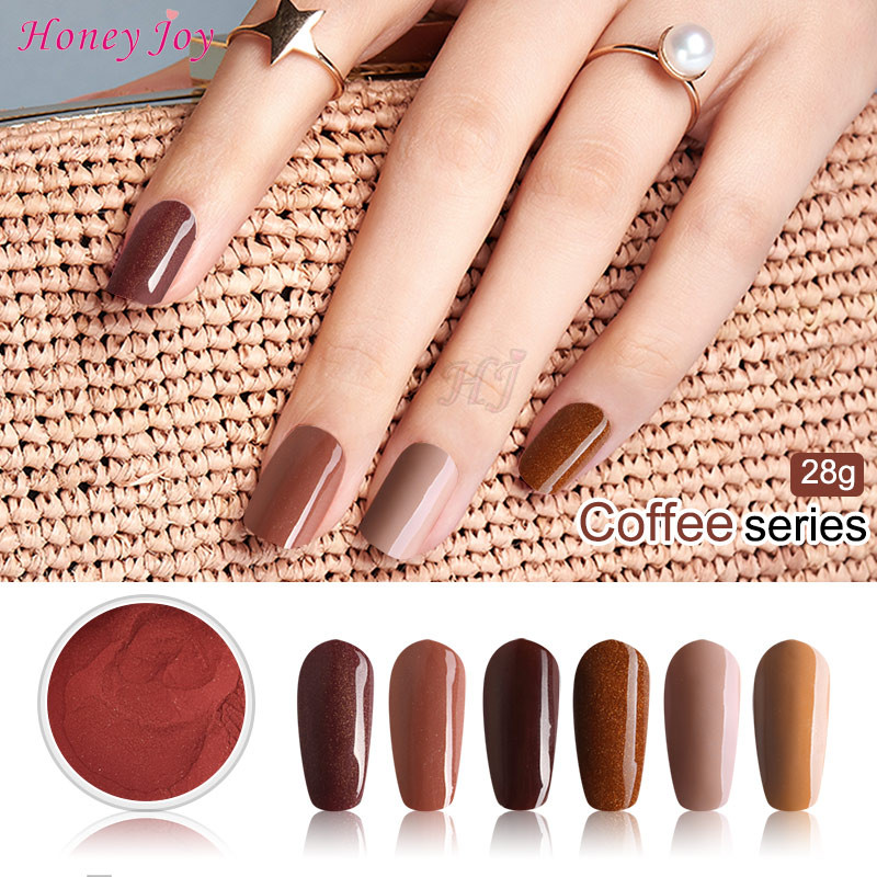 Powder Dip Nail Colors
 Very Fine 28g Box Chocolate Color Easy To Use Dip Powder
