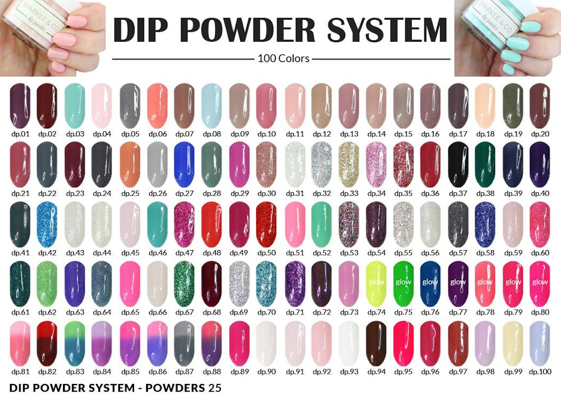 Powder Dip Nail Colors
 Basic 4 Piece Dip Powder Starter Kit Choose Color