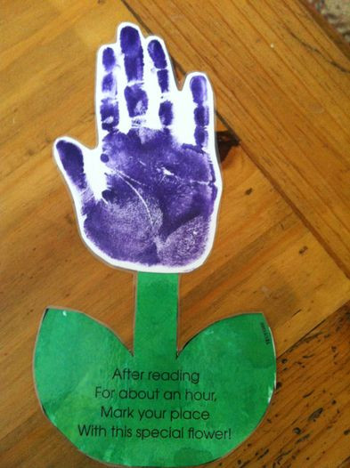 Preschool Mother Day Gift Ideas
 Handmade Mother s Day ts Handprint bookmark