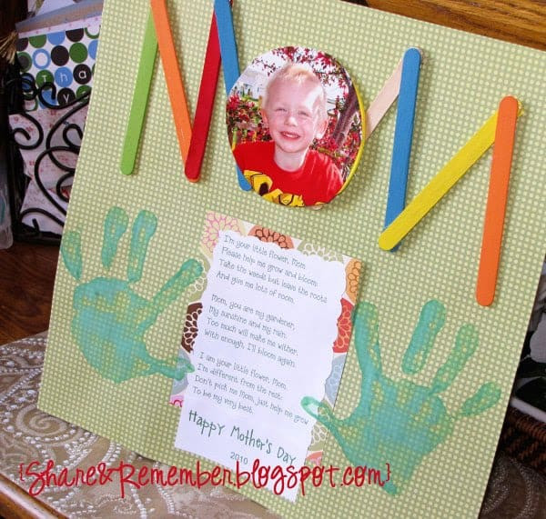 Preschool Mother Day Gift Ideas
 Mother s Day Projects for preschoolers