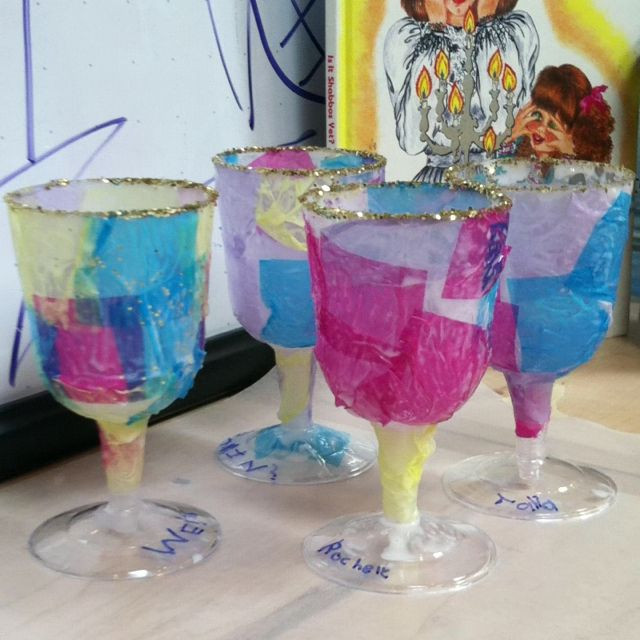 Preschool Passover Crafts
 Pesach goblet or Eliyahu s cup Tissue paper glue