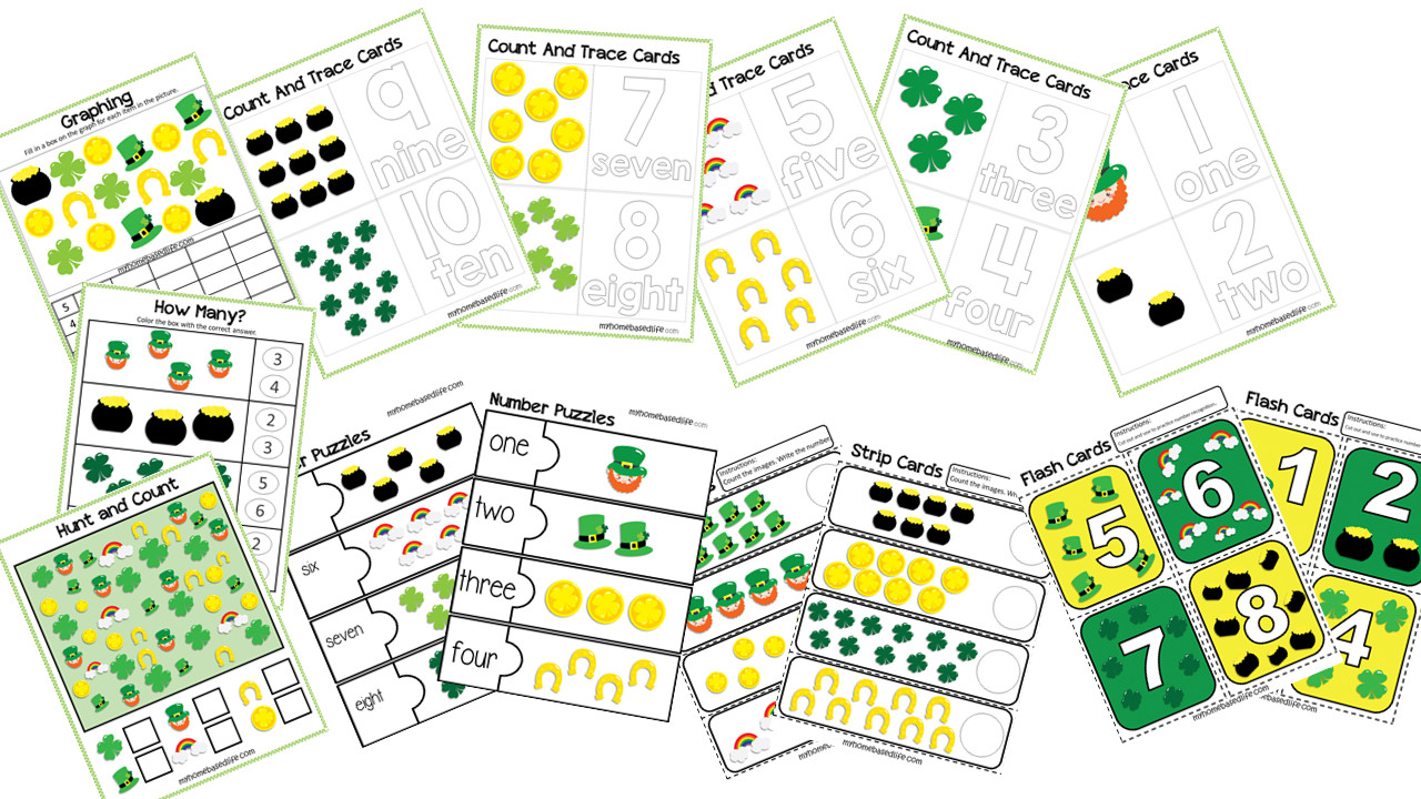 Preschool St Patrick's Day Activities
 50 Page St Patrick s Day Preschool Activity Book