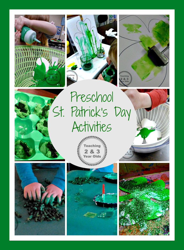 Preschool St Patrick's Day Activities
 St Patrick s Day Ideas Teaching 2 and 3 Year Olds