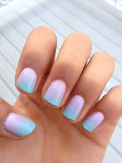 Pretty Ombre Nails
 ombre nails on Tumblr