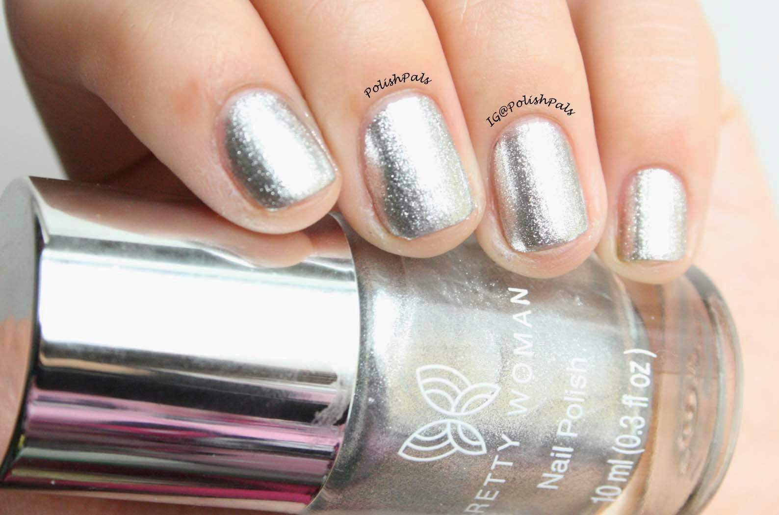 Pretty Polished Nails
 Polish Pals Favorite Silver Nail Polish