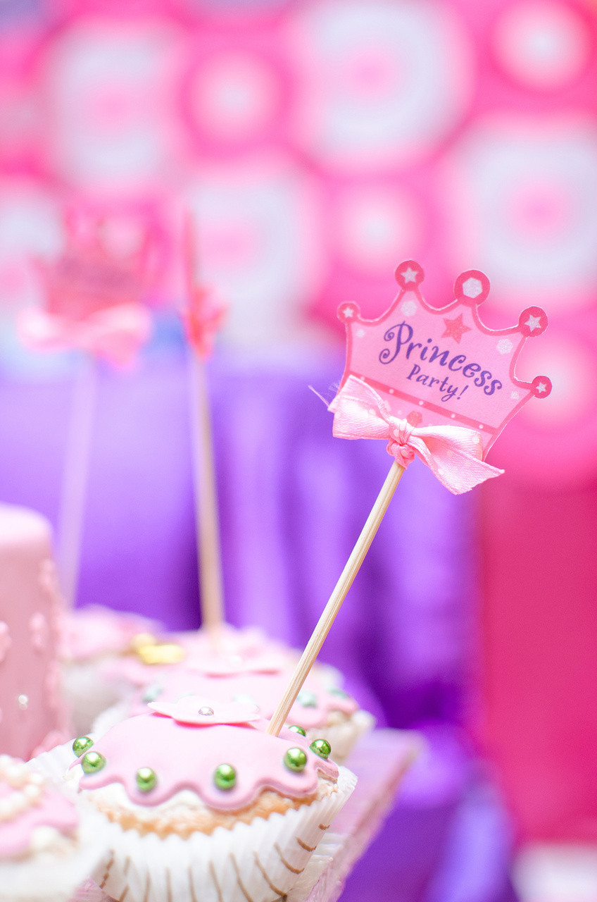 Princess 1st Birthday Decorations
 Princess Themed 1st Birthday Cake