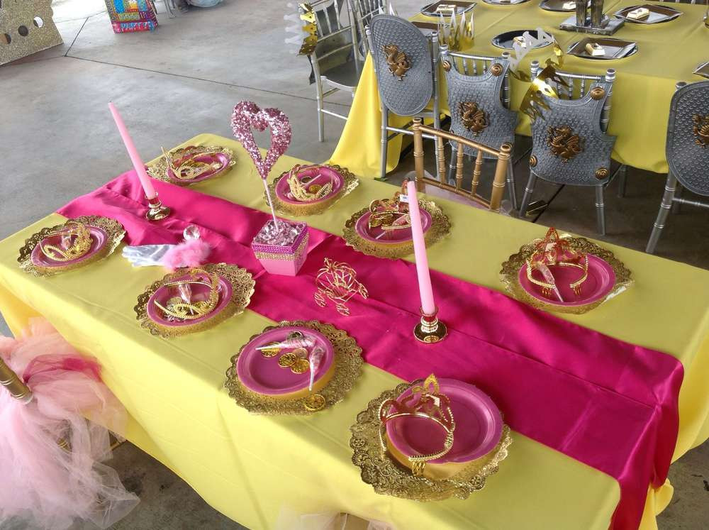 Princess And Knight Birthday Party Ideas
 Pink Princess and Silver Knight Birthday Party Ideas