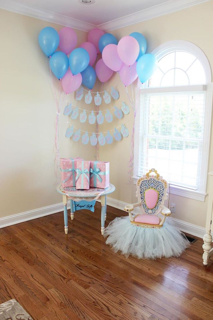 Princess Birthday Party Decorations
 Kara s Party Ideas Princess Pink Cinderella Birthday Party