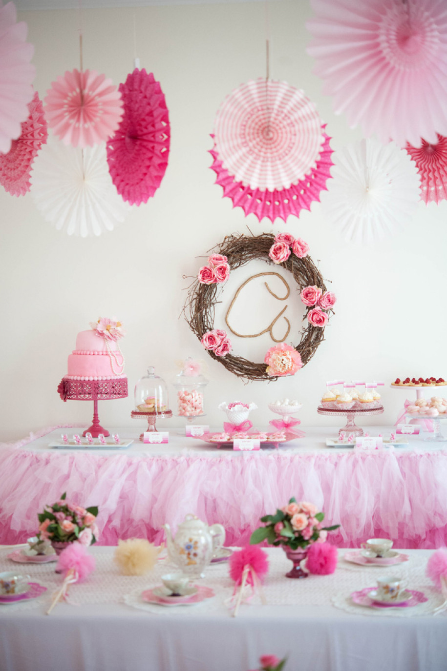 Princess Birthday Party Decorations
 A Whimsical & Sweet Ombre Princess Party Anders Ruff