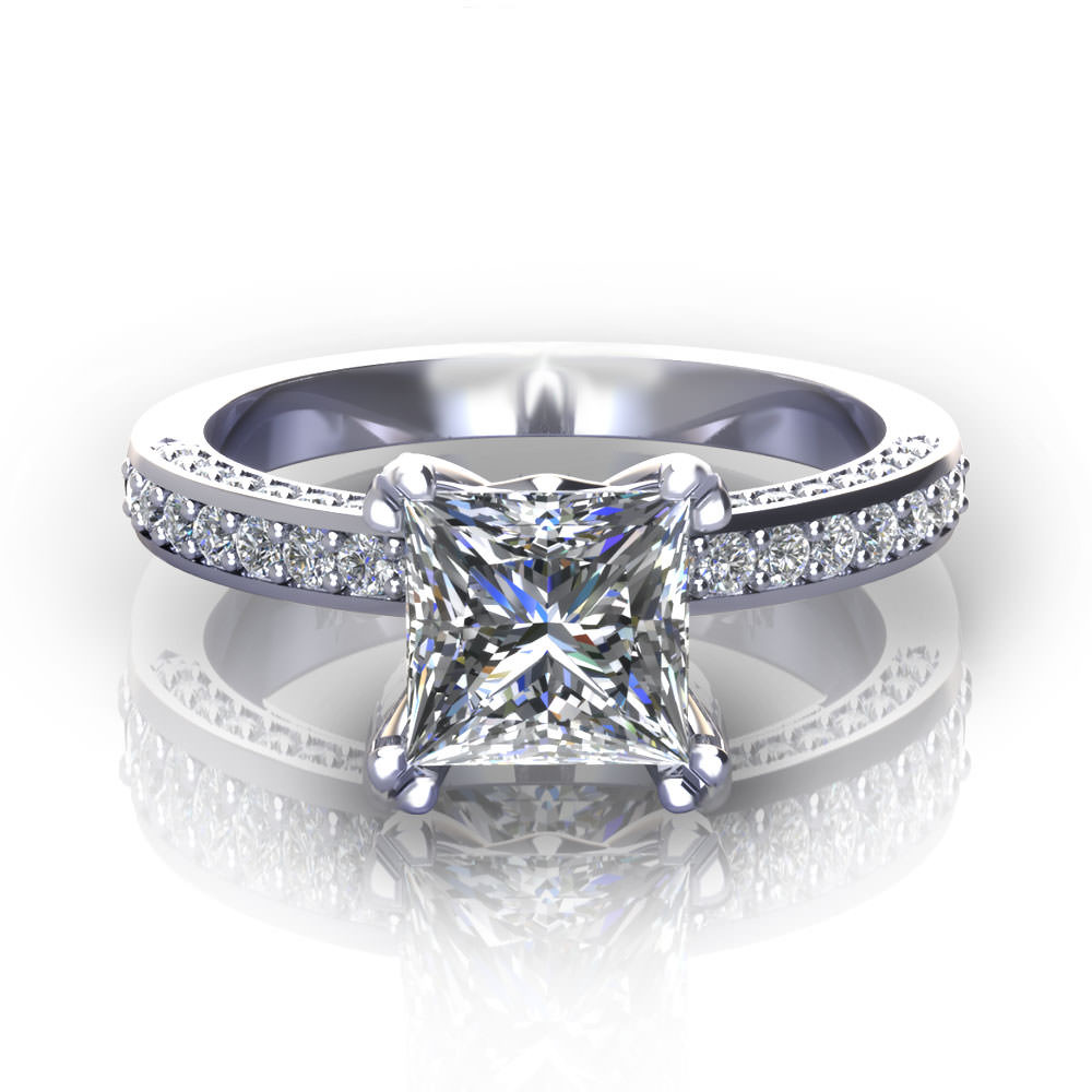 Princess Cut Wedding Rings
 Princess Cut Engagement Rings Jewelry Designs