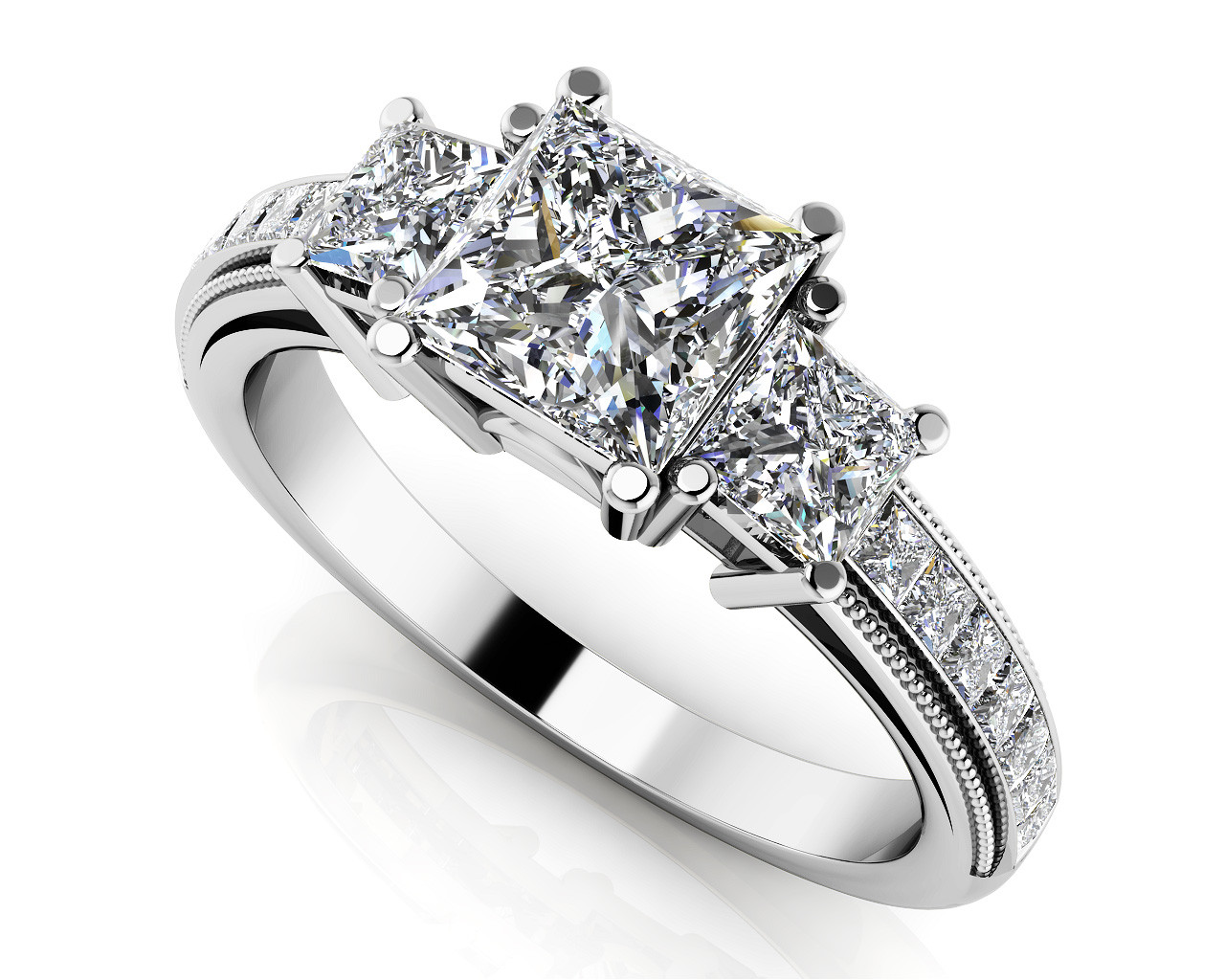 Princess Cut Wedding Rings
 Dazzling Princess Cut Engagement Ring Roco s Jewelry