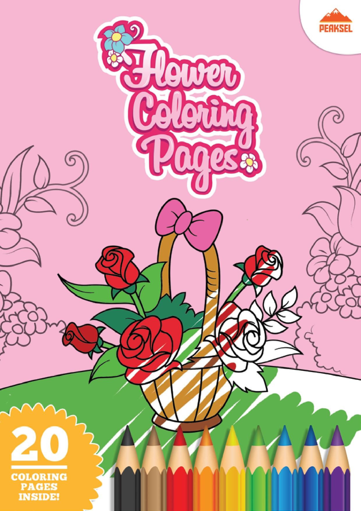 Printable Coloring Pages For Kids.Pdf
 File Flower Coloring Pages Printable Coloring Book For