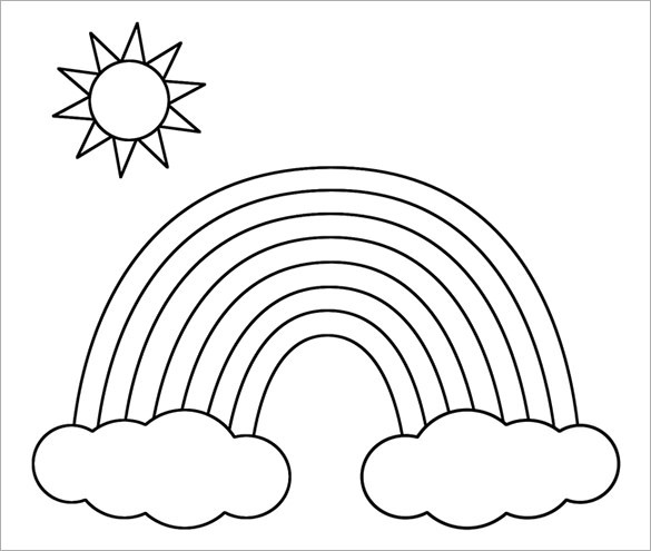 Printable Coloring Pages For Kids.Pdf
 8 Rainbow Templates – Free PDF Documents Download