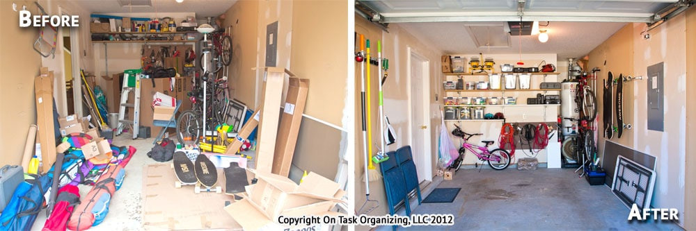 Professional Garage Organizer
 Before & After s Task Organizing Professional