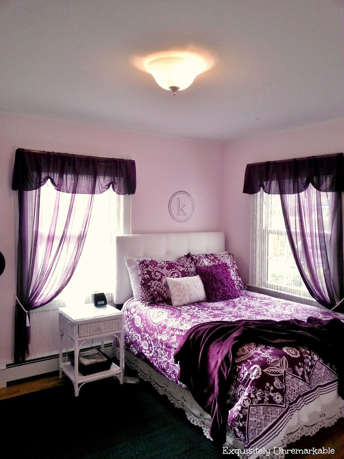 Purple Paint For Bedroom
 Pretty in Purple Teen Bedroom