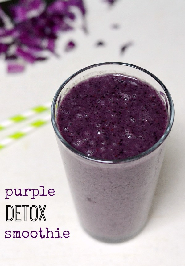 Purple Smoothies Recipes
 Purple Detox Smoothie Recipe Real Food Real Deals