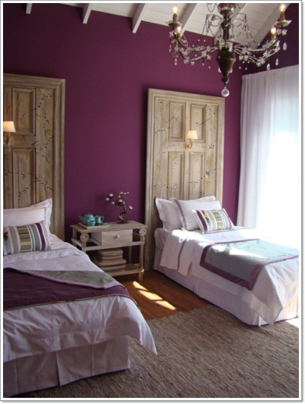 Purple Wall Decor For Bedrooms
 35 Inspirational Purple Bedroom Design Ideas