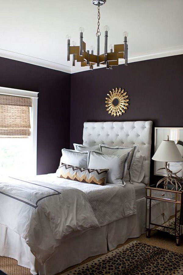 Purple Wall Decor For Bedrooms
 80 Inspirational Purple Bedroom Designs & Ideas