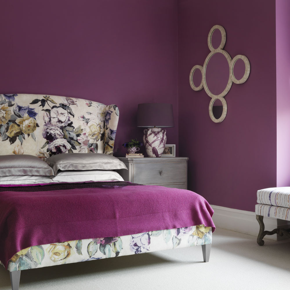 Purple Wall Decor For Bedrooms
 Purple bedroom ideas – Purple decor ideas – Purple colour