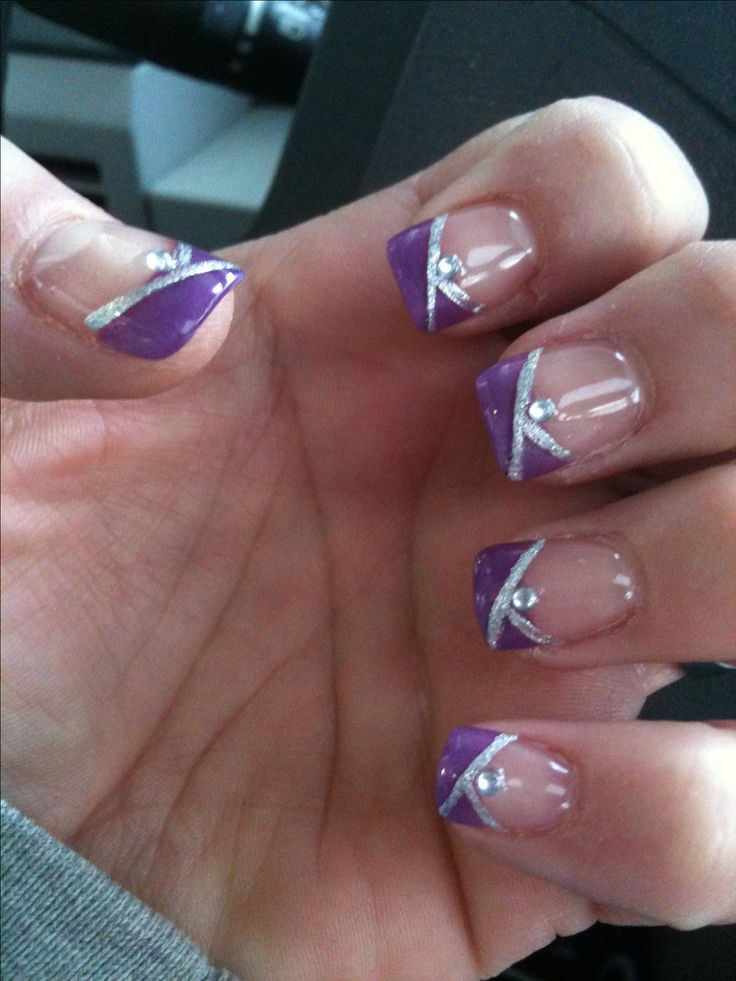 Purple Wedding Nails
 Best 25 Purple wedding nails ideas on Pinterest