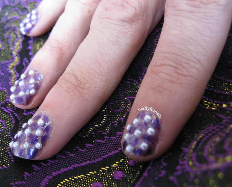 Purple Wedding Nails
 Nerdy for Nails Purple Wedding Nails