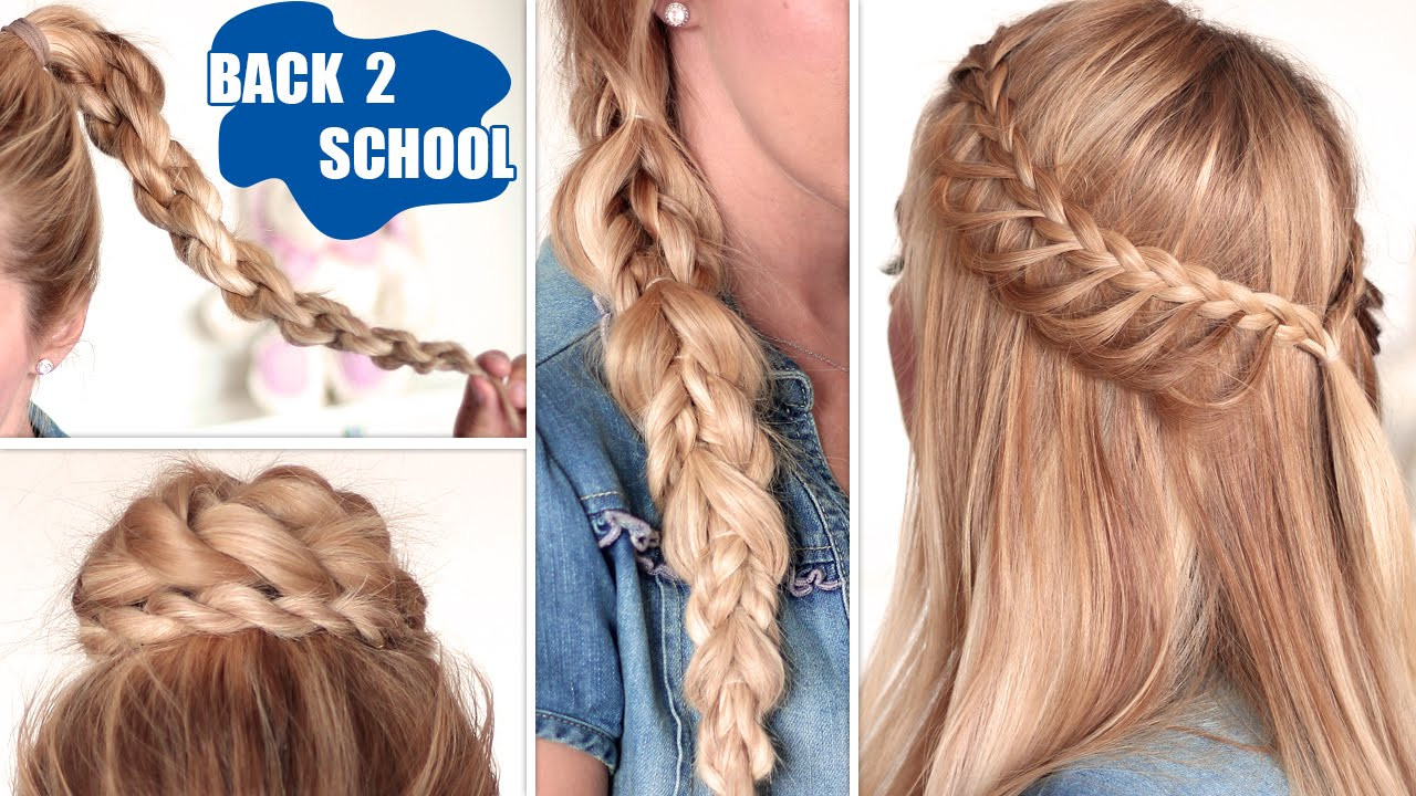Quick And Cute Hairstyles
 Easy back to school hairstyles ★ Cute quick and easy
