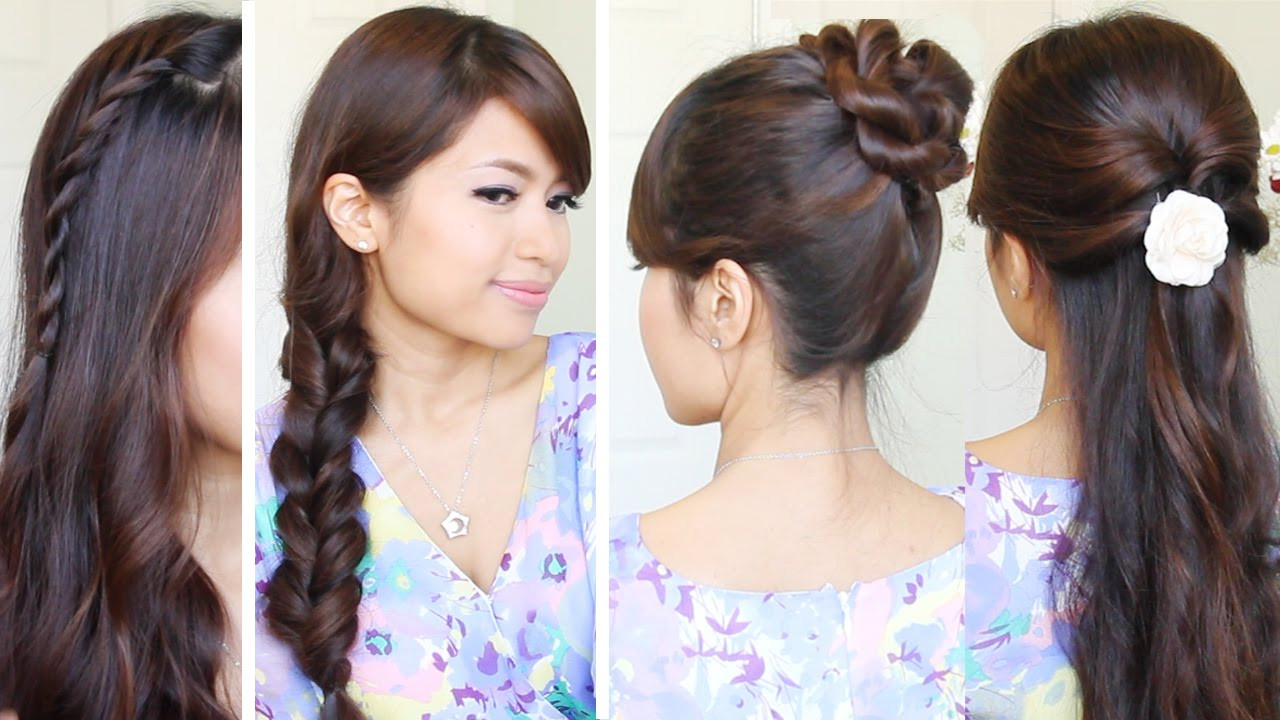 Quick And Cute Hairstyles
 Quick & Easy Back to School Hairstyles