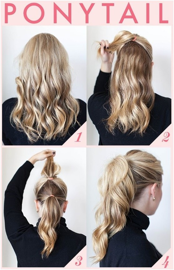 Quick And Cute Hairstyles
 15 Cute and Easy Ponytail Hairstyles Tutorials PoPular