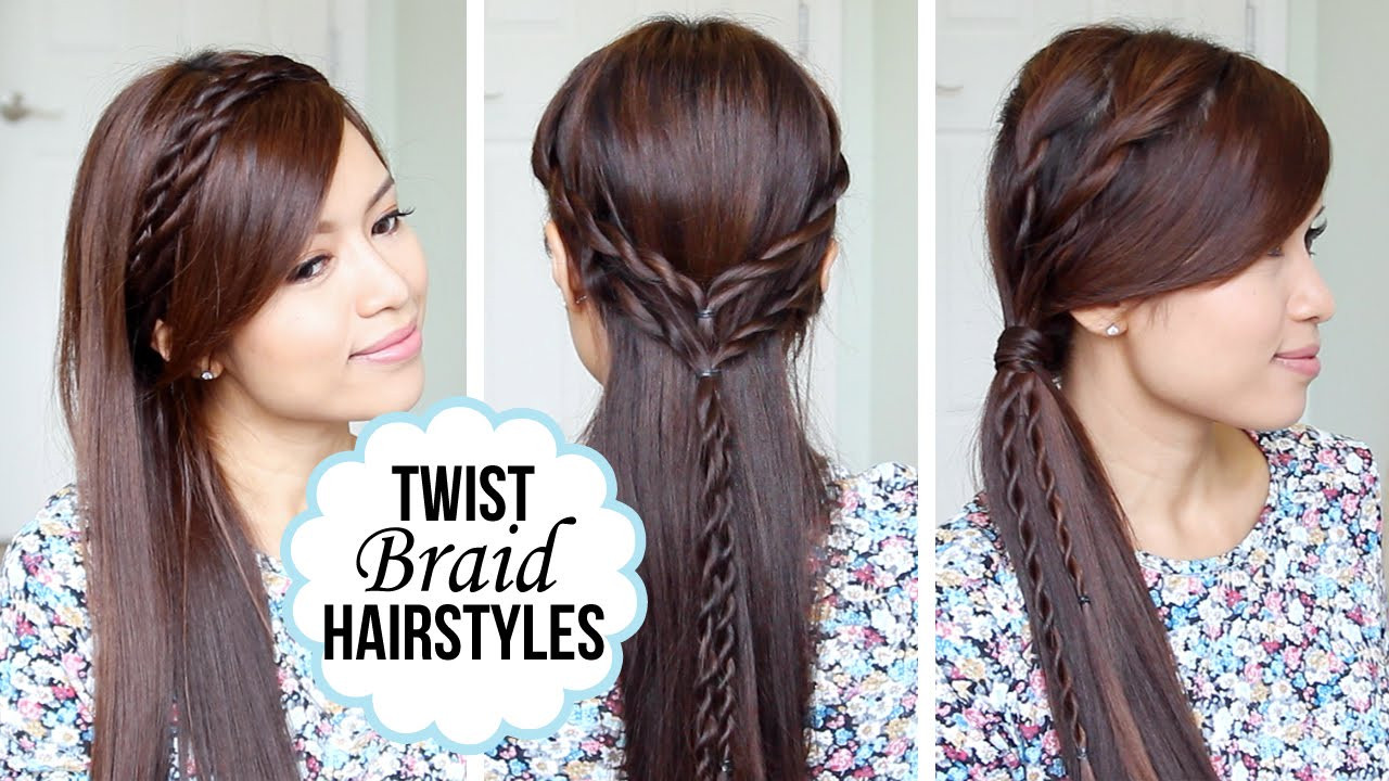 Quick And Cute Hairstyles
 Quick and Easy Hairstyles with a Twist