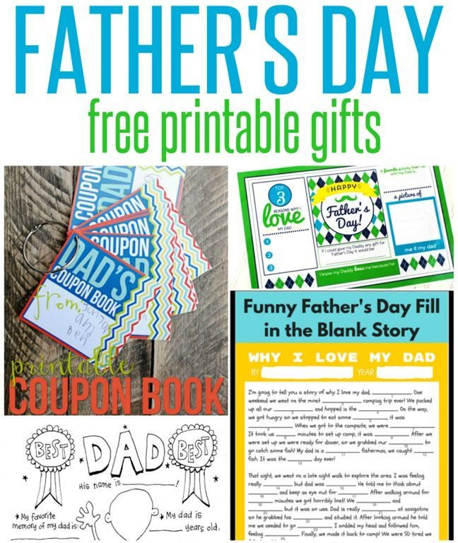 Quick DIY Father'S Day Gifts
 FREE Father’s Day Printable Gift Ideas Printables