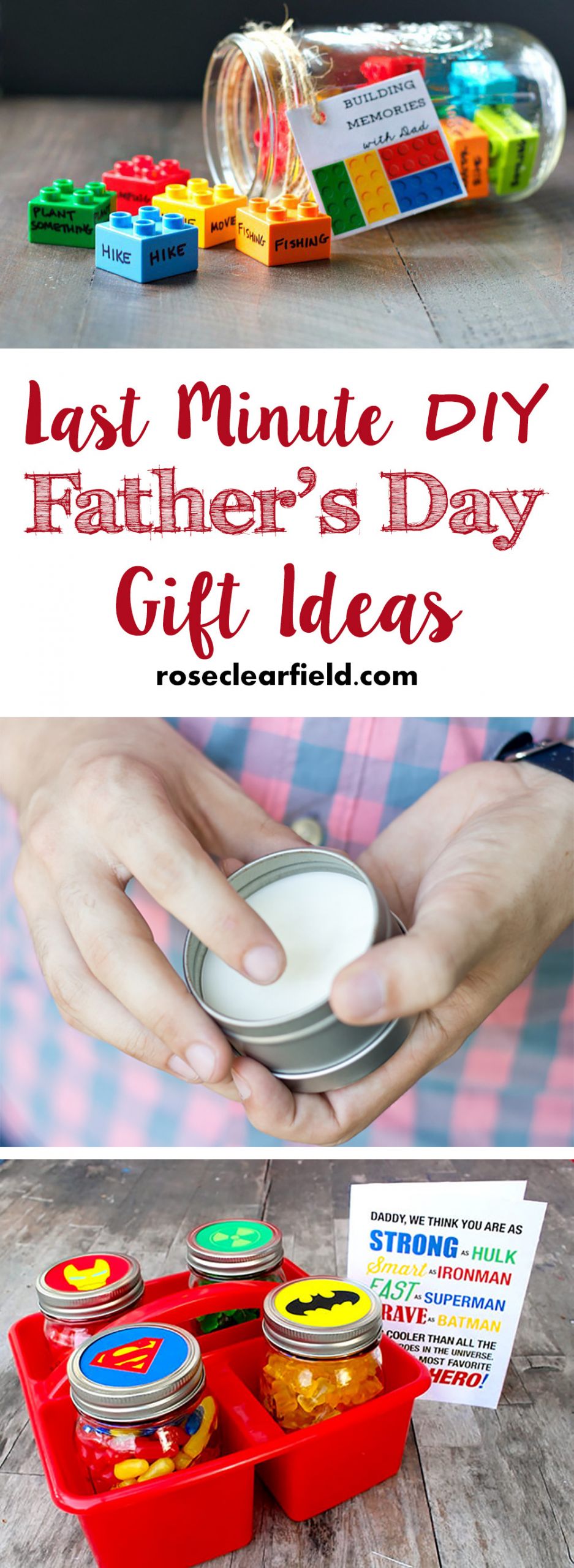 Quick DIY Father'S Day Gifts
 Last Minute DIY Father s Day Gift Ideas • Rose Clearfield