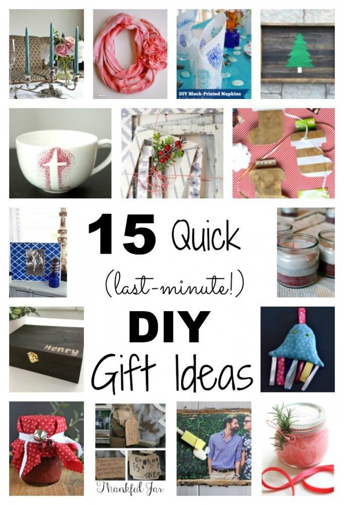 Quick Mother'S Day Gift Ideas
 15 Quick Last Minute DIY Gift Ideas