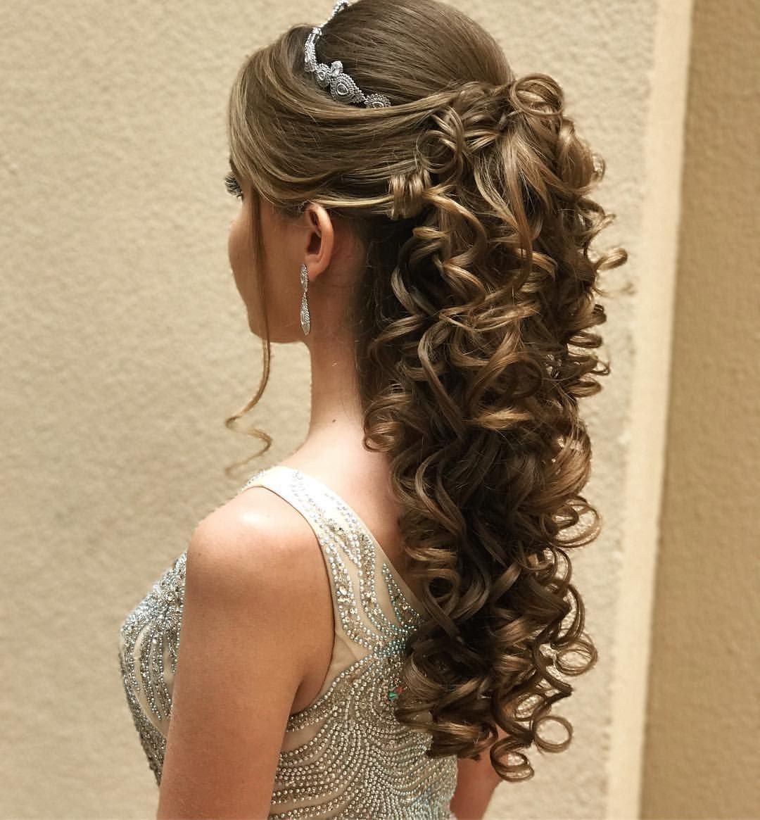 Quinceanera Hairstyles For Long Hair
 Pin by Coco on Wedding hairstyle ideas