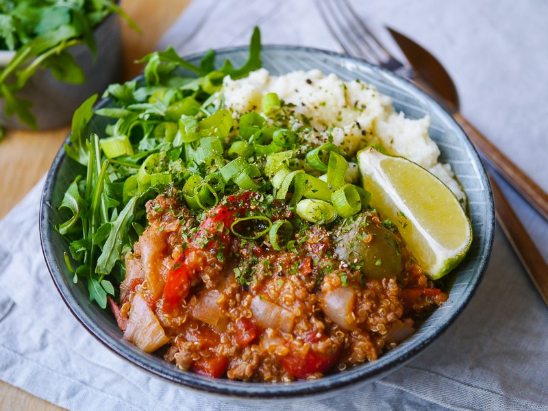 Quinoa Dinner Ideas
 e Pot Healthy Beef and Quinoa Chilli
