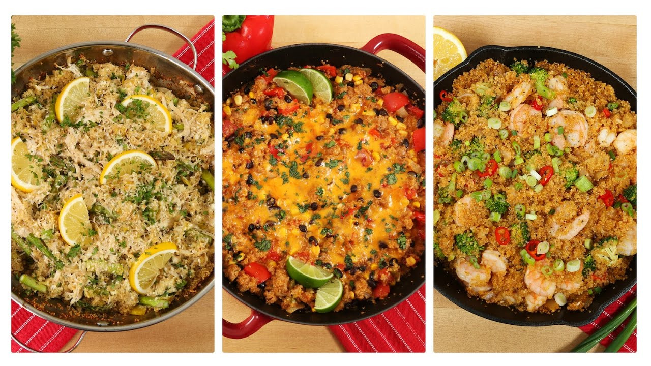 Quinoa Dinner Recipes
 3 Healthy e Skillet Quinoa Recipes