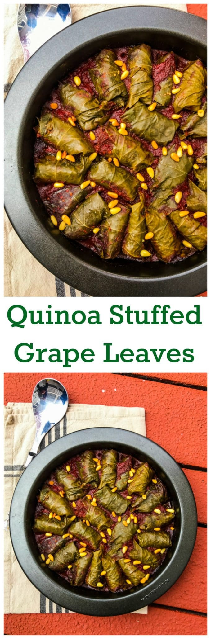 Quinoa For Passover
 Not Just For Passover Quinoa Stuffed Grape Leaves In Red