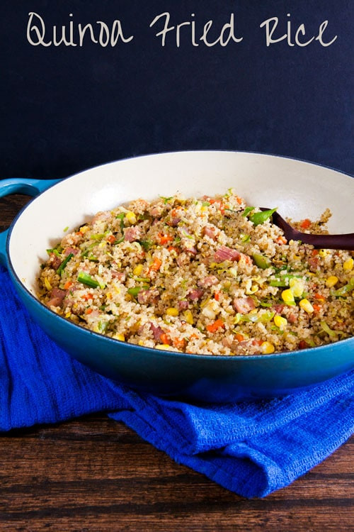 Quinoa High In Fiber
 Quinoa Fried Rice – A great way to use leftover ham