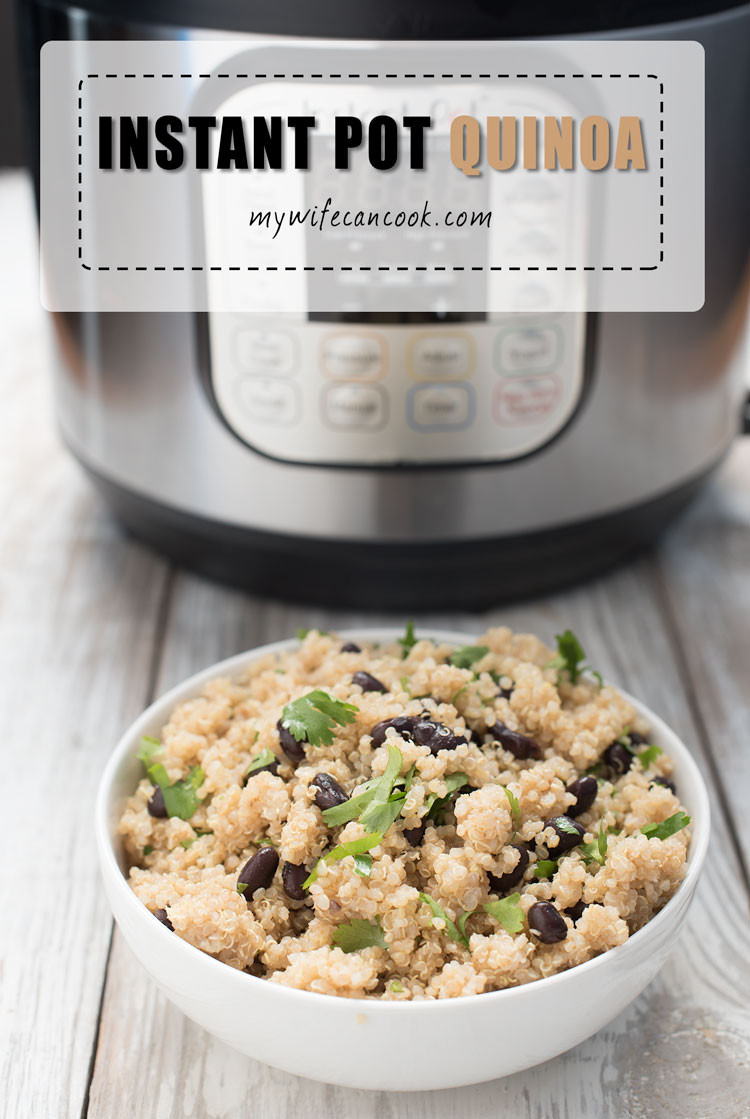 Quinoa In Instant Pot
 Instant Pot Quinoa Super easy and ready for added