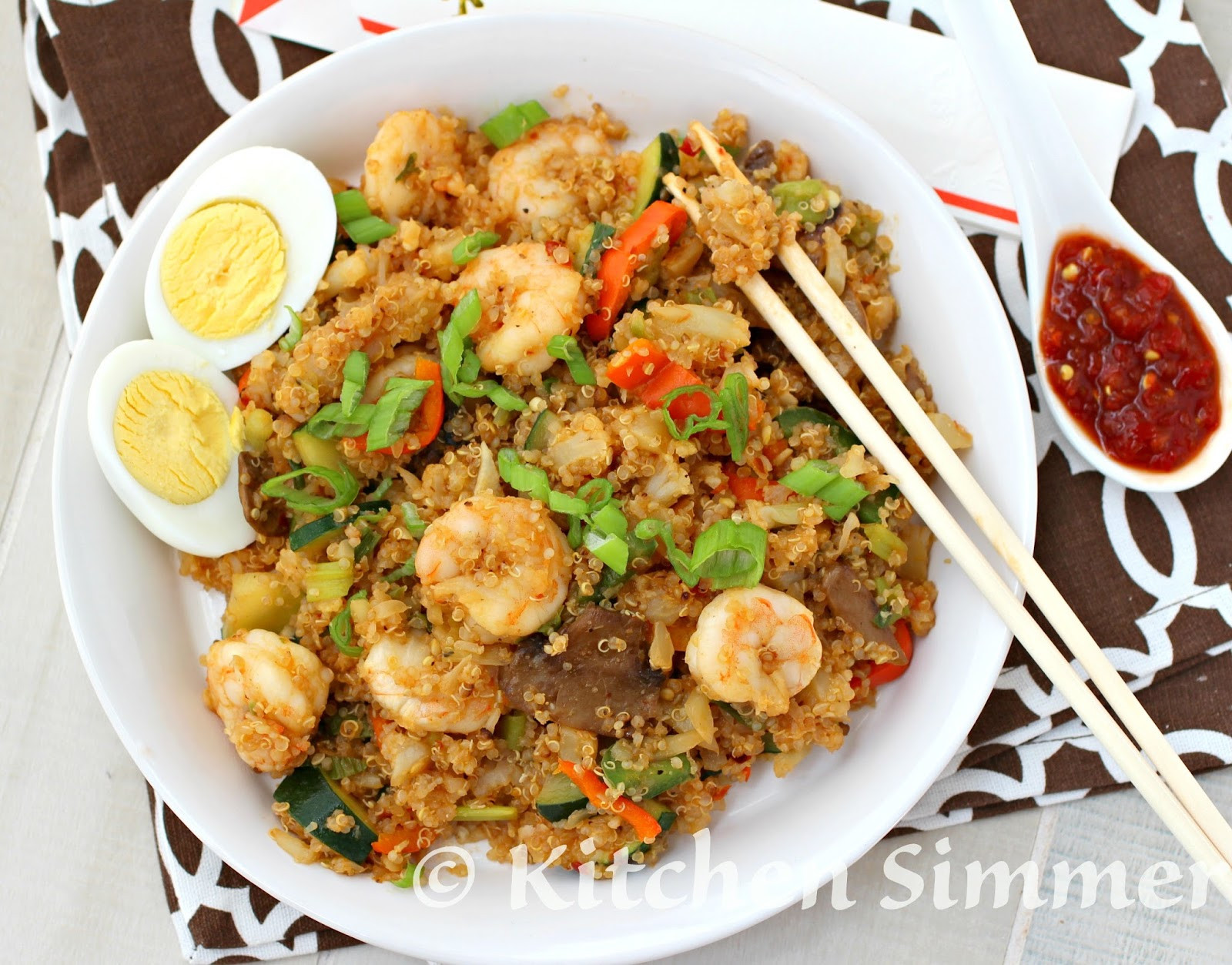 Quinoa Low Carb
 Kitchen Simmer Quinoa and Cauliflower Low Carb "Fried