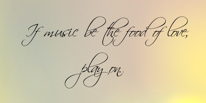 Quote About Music And Love
 A Moment Suspended In Time