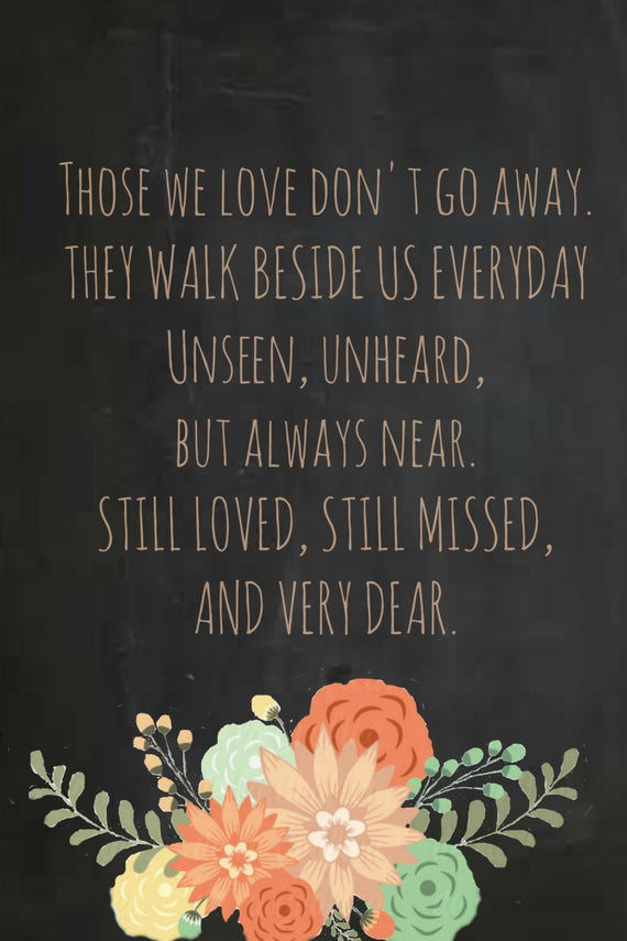 Quote For Love Ones
 Remembering Loved es At Wedding Sign Chalkboard Wedding