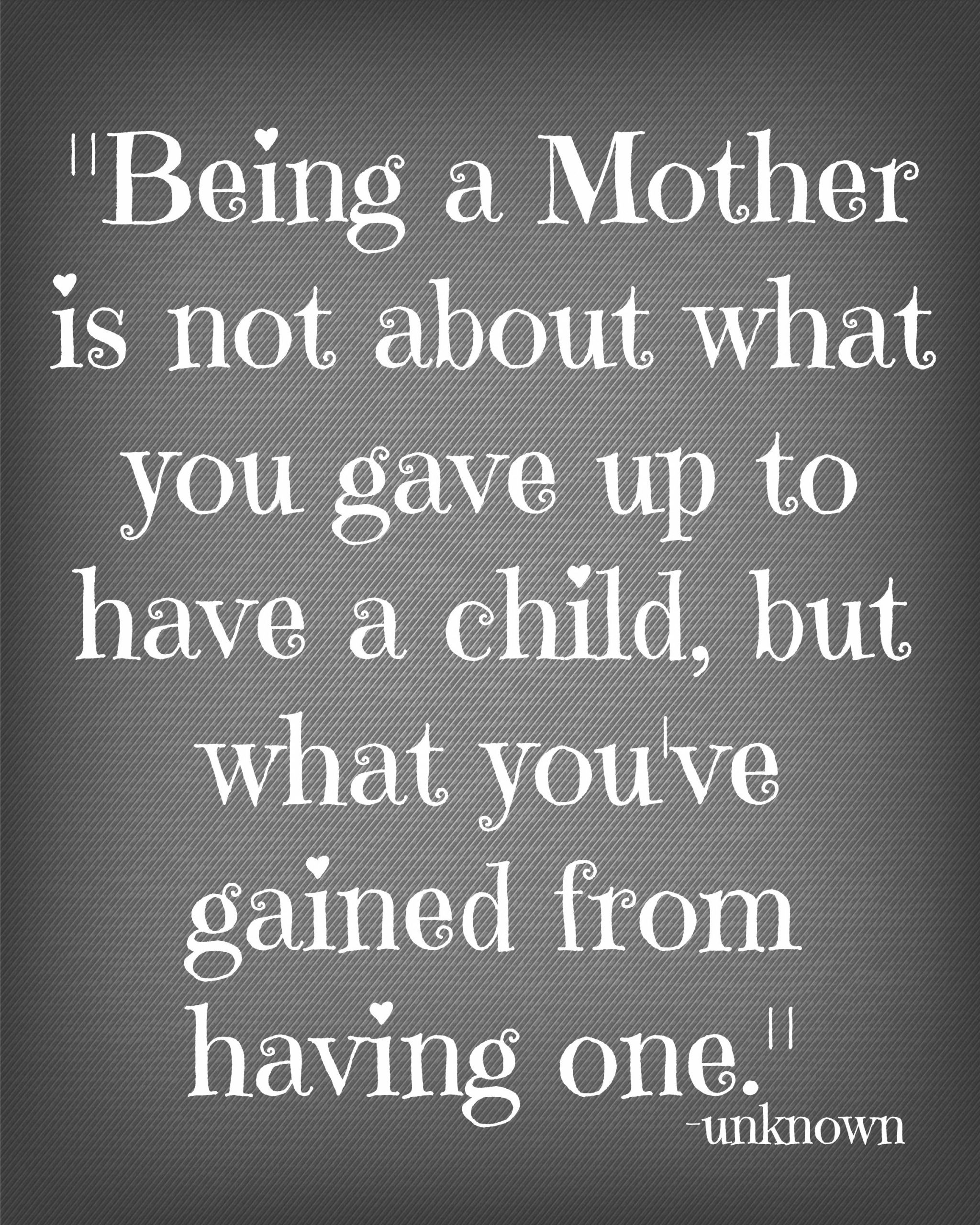 Quotes About Motherhood
 Thankful For My Mother Quotes QuotesGram
