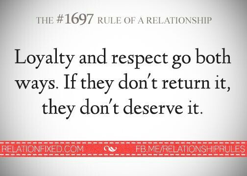 Quotes About Respect In Relationships
 Loyalty In Relationships Quotes Respect QuotesGram