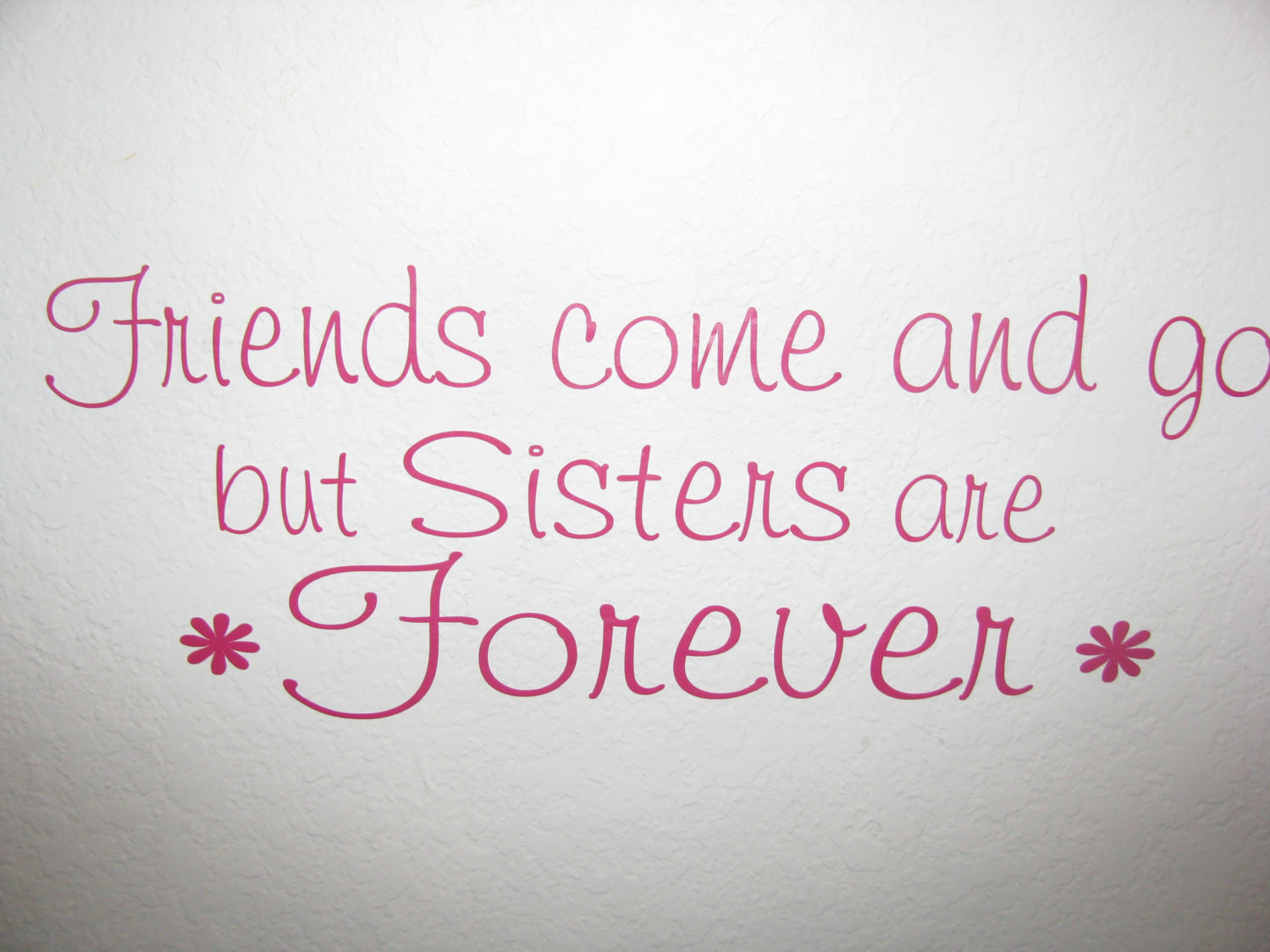 Quotes About Sisters Love
 Sister Wall Quotes QuotesGram