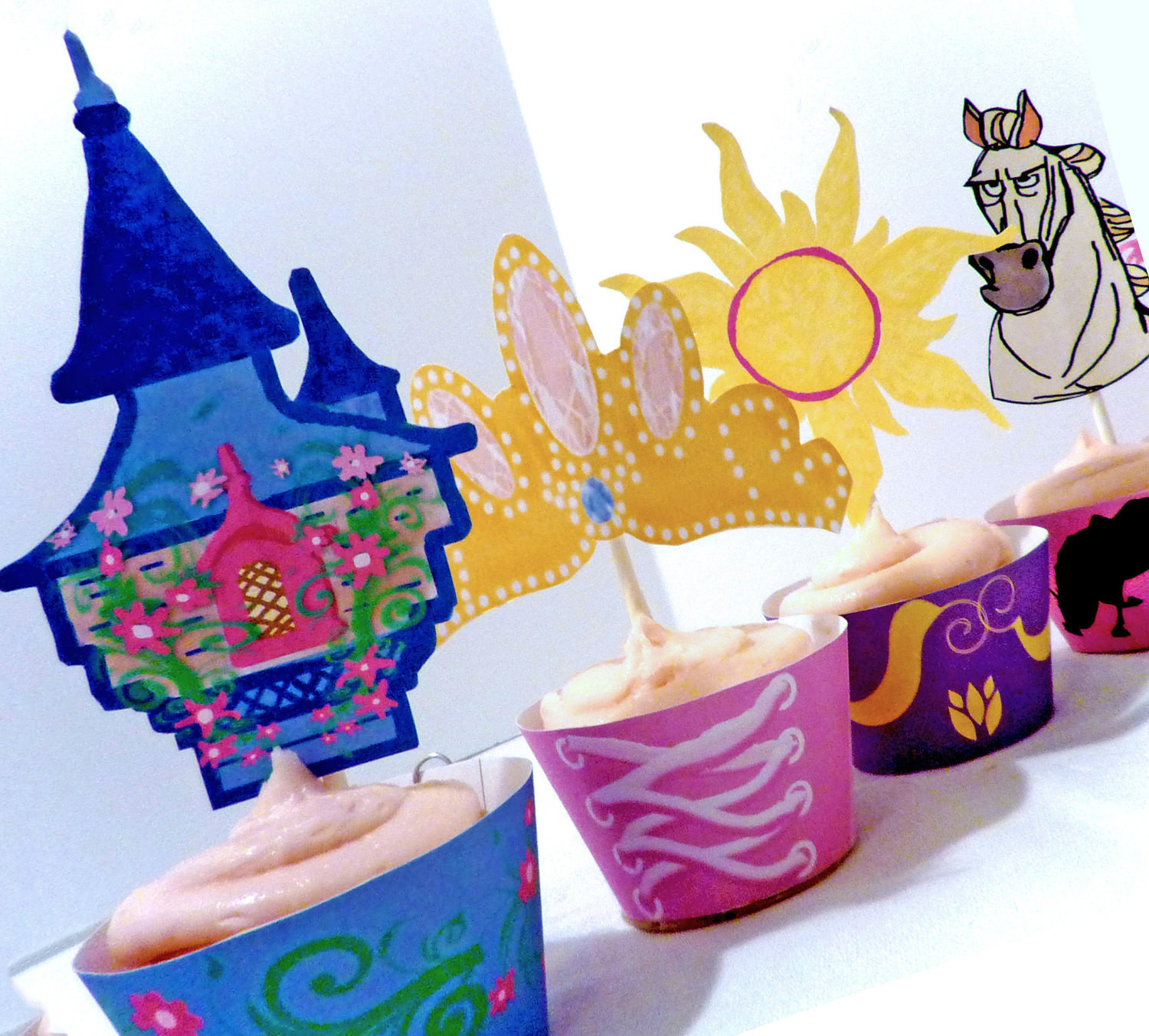 Rapunzel Birthday Party Decorations
 Instant Download Printable DIY Rapunzel Party Decorations