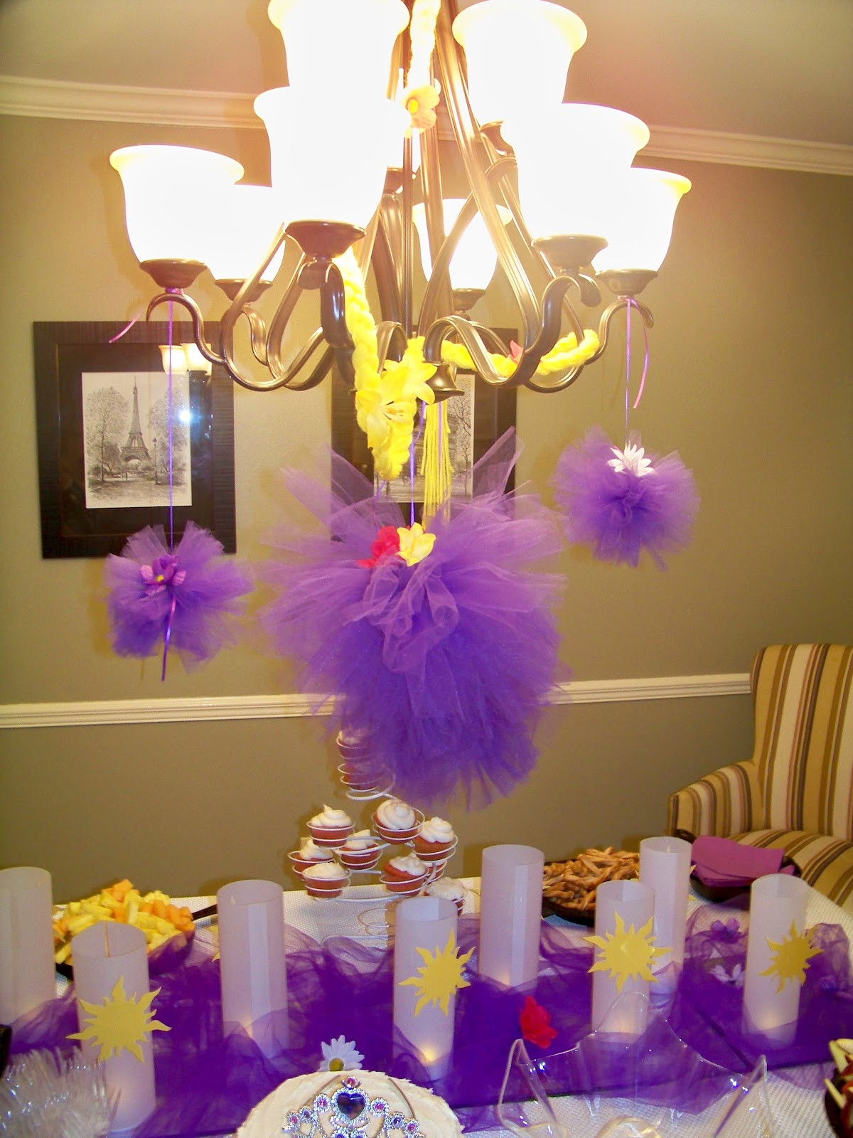 Rapunzel Birthday Party Decorations
 In Over Our Heads Rapunzel Birthday Party
